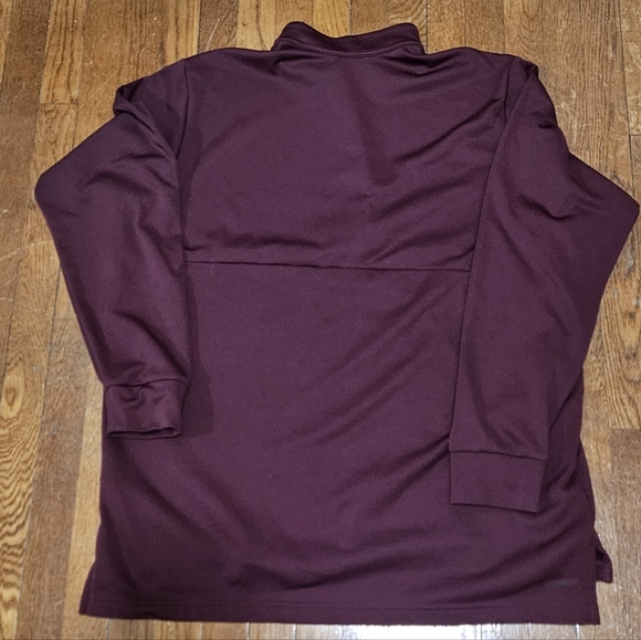 ADIDAS Men's Quarter-Zip High Neck Sweatshirt - Picture 4 of 9